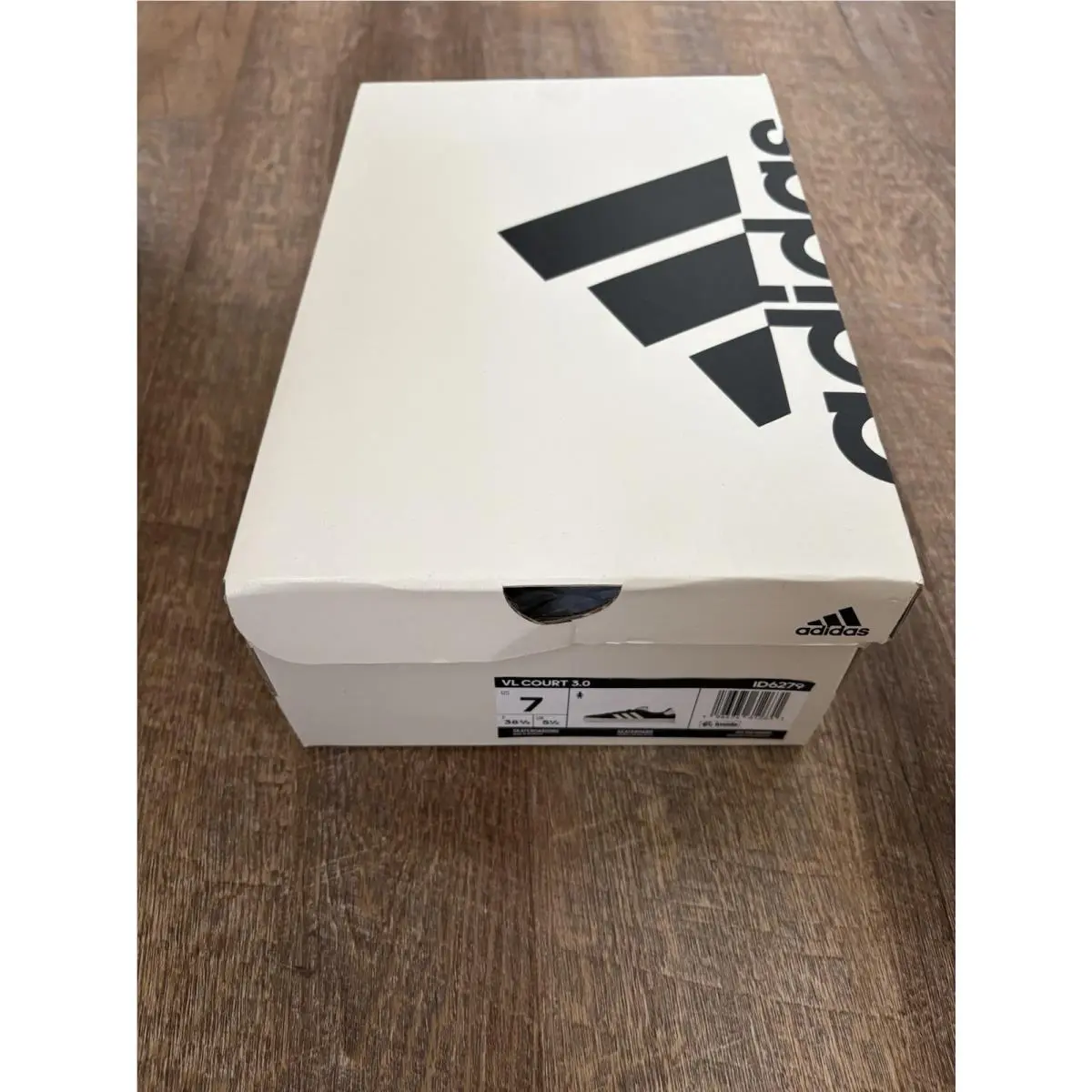 Adidas Black and White Skateboard Shoes Size 7