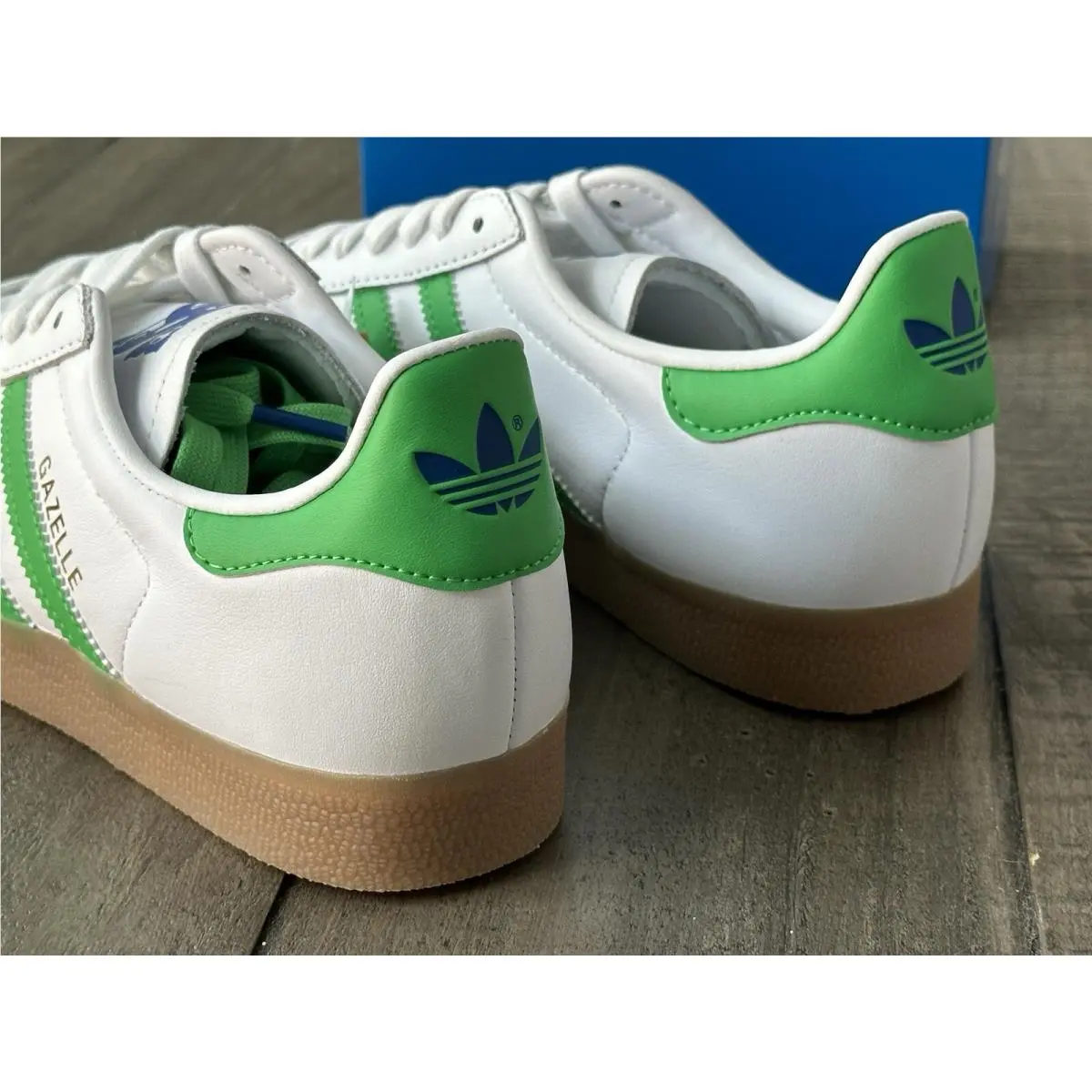 Adidas shoes - adidas Gazelle - Gazelle - IG6434 - Footwear White Semi Solar Slime Gum (UPC: 0196473632746) 8