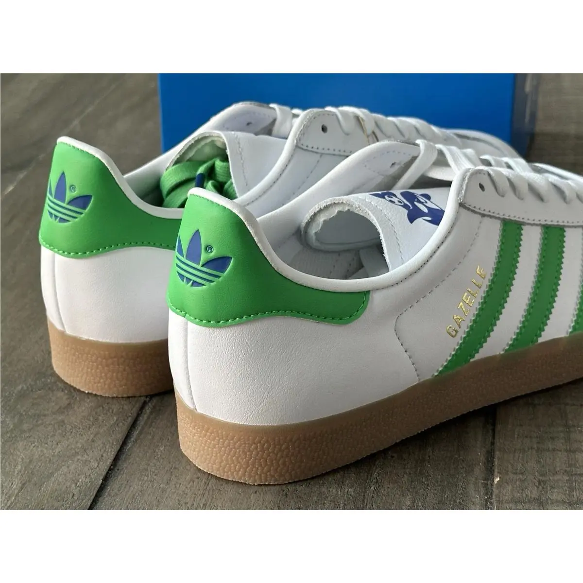 Adidas shoes - adidas Gazelle - Gazelle - IG6434 - Footwear White Semi Solar Slime Gum (UPC: 0196473632746) 11
