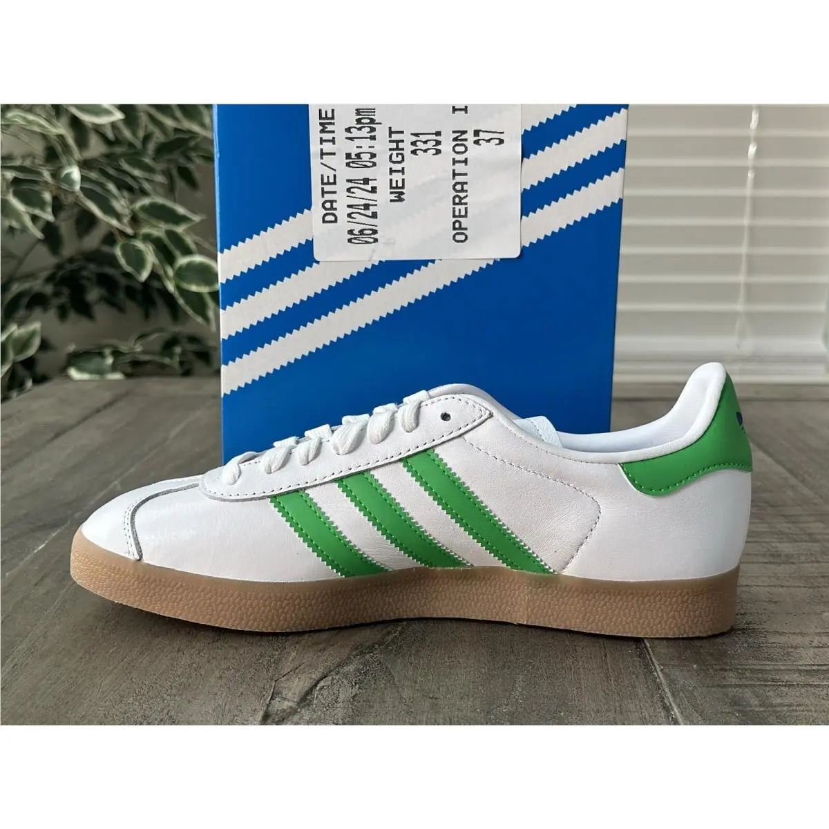 Adidas shoes - adidas Gazelle - Gazelle - IG6434 - Footwear White Semi Solar Slime Gum (UPC: 0196473632746) 7