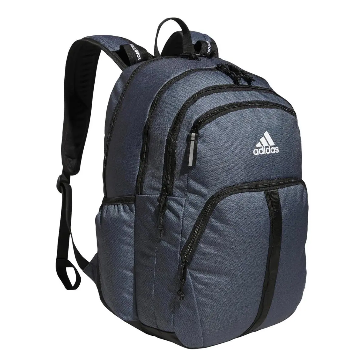 Adidas Prime 7 Backpack Black White Osfa School Travel Athletic Bag