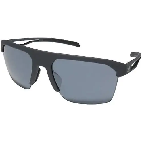 Adidas Strivr AD49 75 6500 Grey/chrome Mirrored Men Sunglasses 66MM