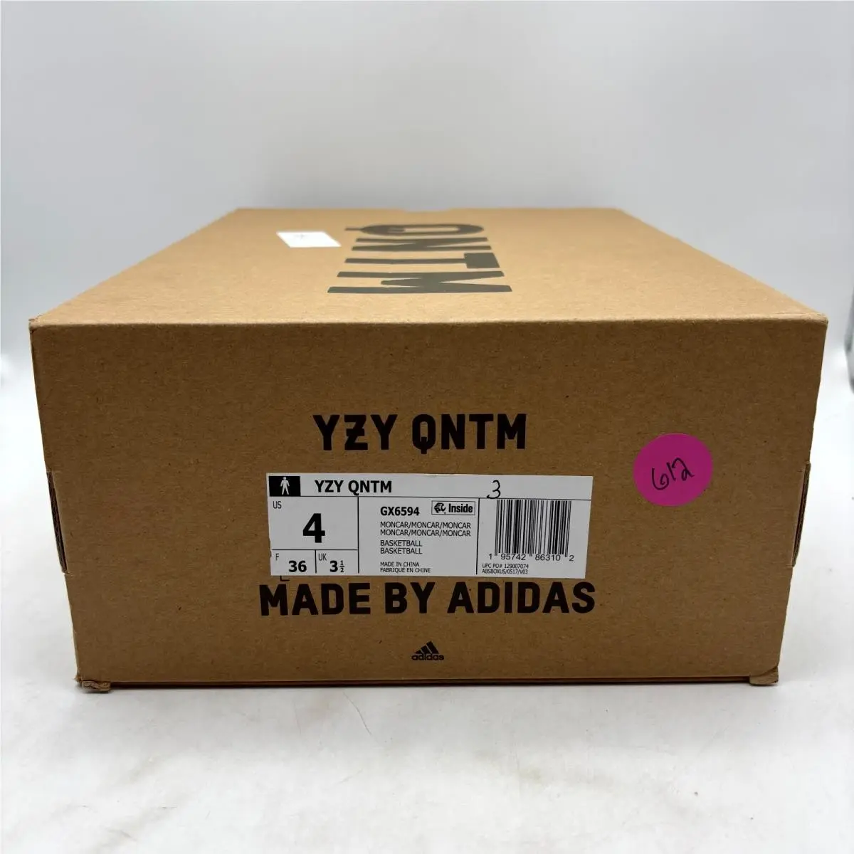 Adidas shoes - adidas Yeezy QNTM - Yeezy QNTM - 624041-402 - Mono Carbon (UPC: 195742863102) 6