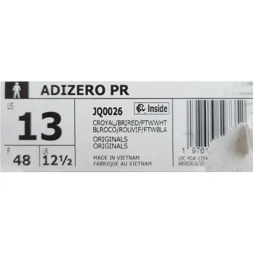 Adidas shoes - adidas Adizero PR - Adizero - JQ0026 - Blue 5