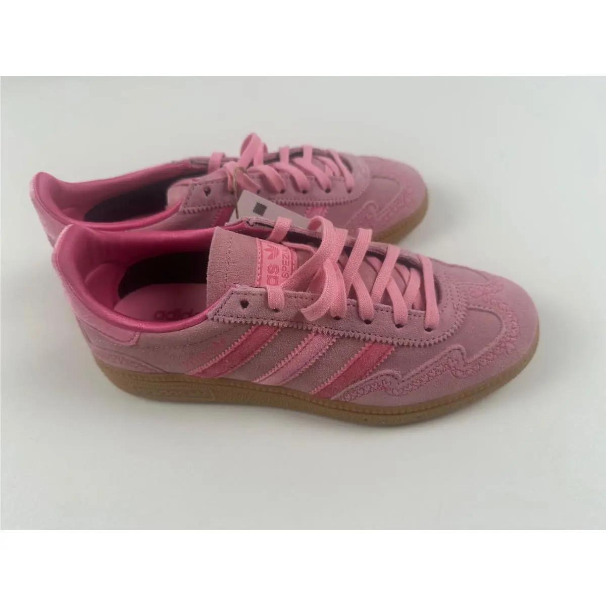 Adidas Sneakers Handball Spezial J Pink Suede Heart 5 Suede