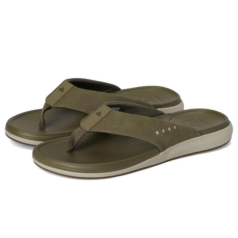 Cushion Norte Flip Flop Mens 7 Olive Vintage Slip On Thong Sandal ZOGG3410 by Reef
