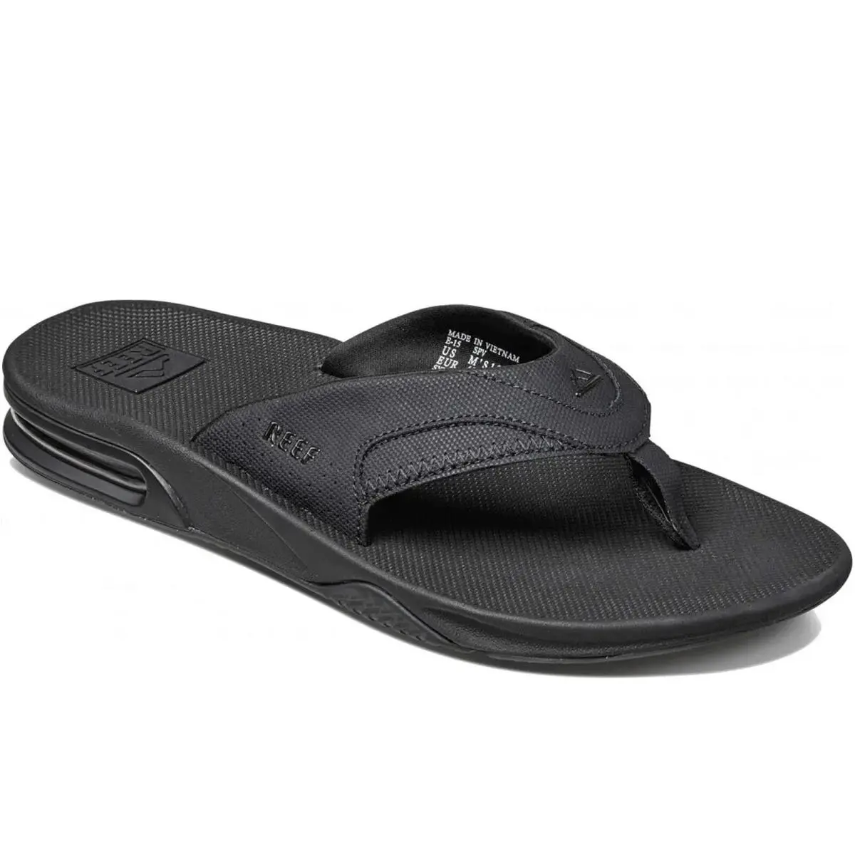 Men`s Sandals 2026 Rfalb Fanning All Black Flip Flop by Reef