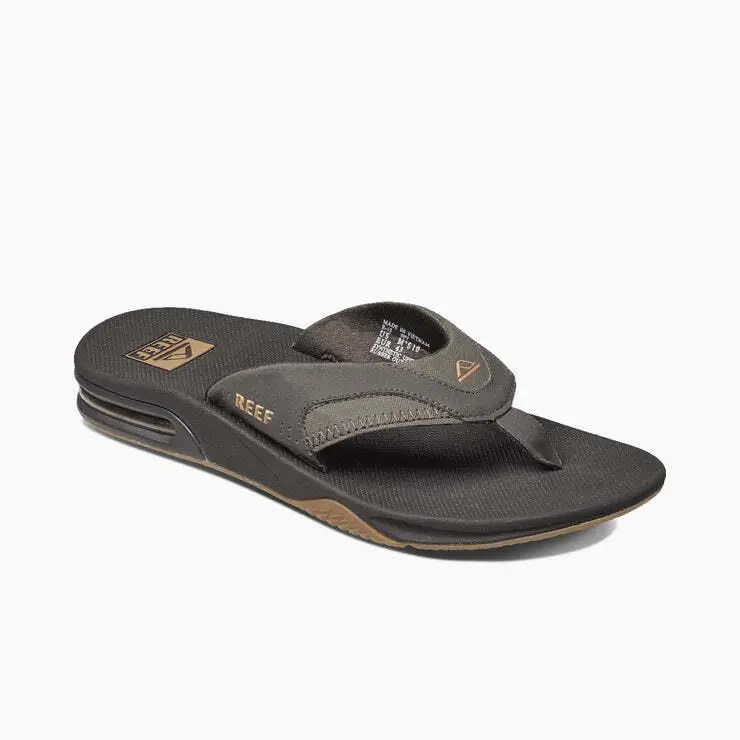 Men`s Sandals 2026 Fanning Rfbgm Brown / Gum Flip Flop by Reef