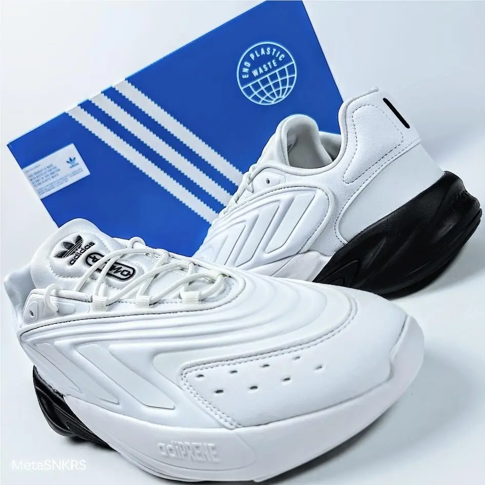 Adidas Ozelia US 13 Men`s White Black Rare Retro 90 Comfort Lifestyle GZ4298
