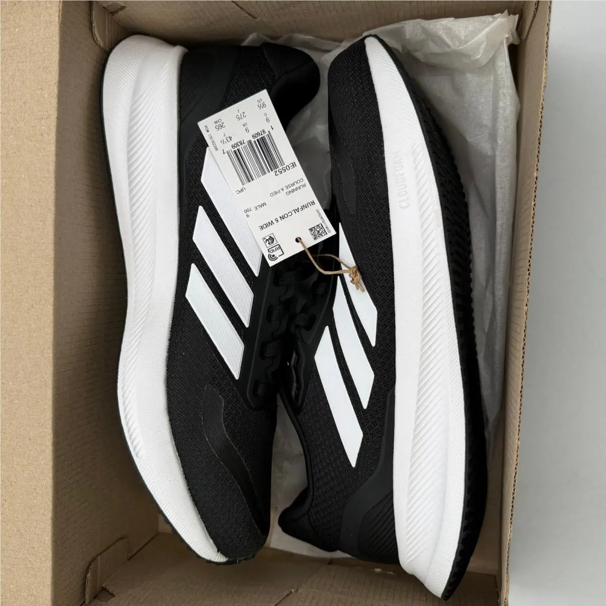 Adidas shoes - Runfalcon 5 Wide - Runfalcon Wide - Black 5
