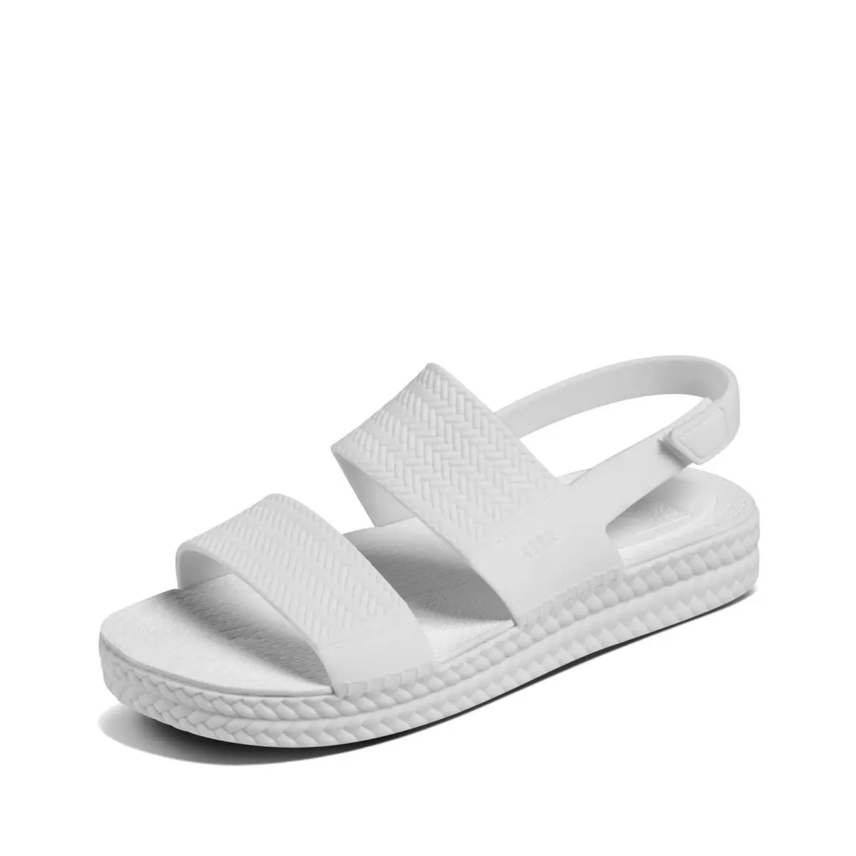 Water Vista Women`s Platform Sandal Water Friendly Adjustable Strap White 7 by Reef