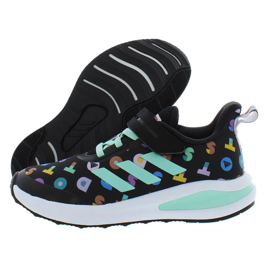 Fortarun Lego Dots El Boys Shoes Size 10.5 Color: Black/multi by Adidas