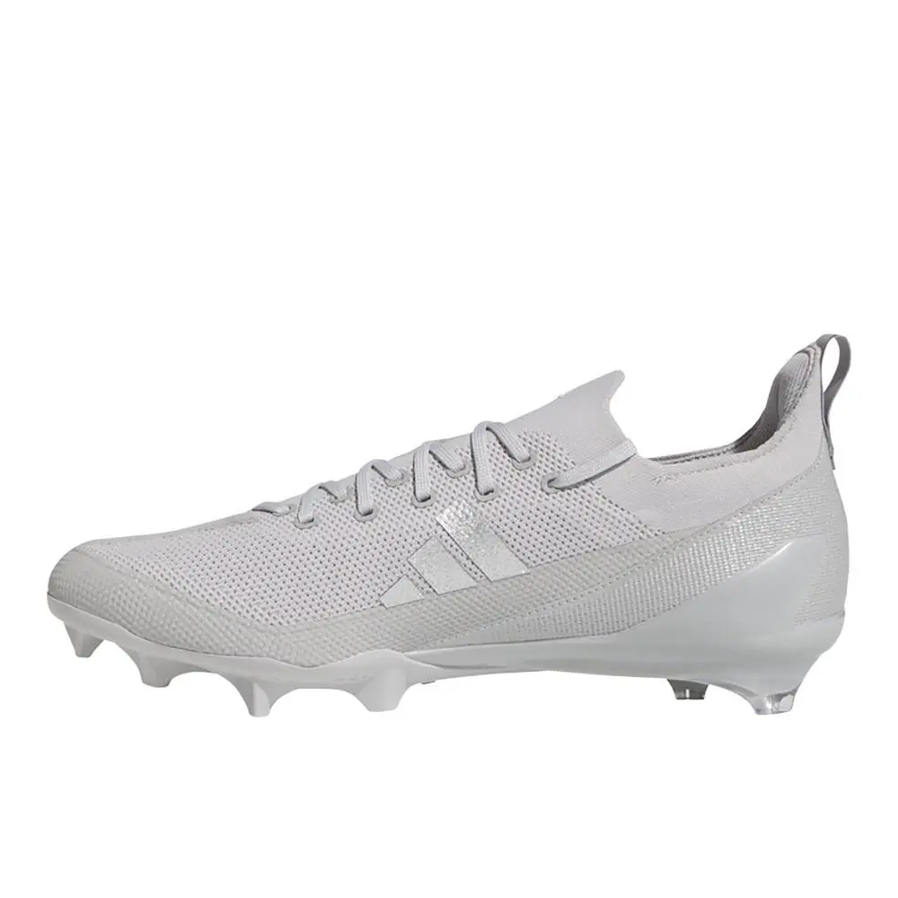 Adidas shoes - adidas Adizero Electric+ American Football Cleats - IE3286 - Silver (UPC: 196472312809) 1