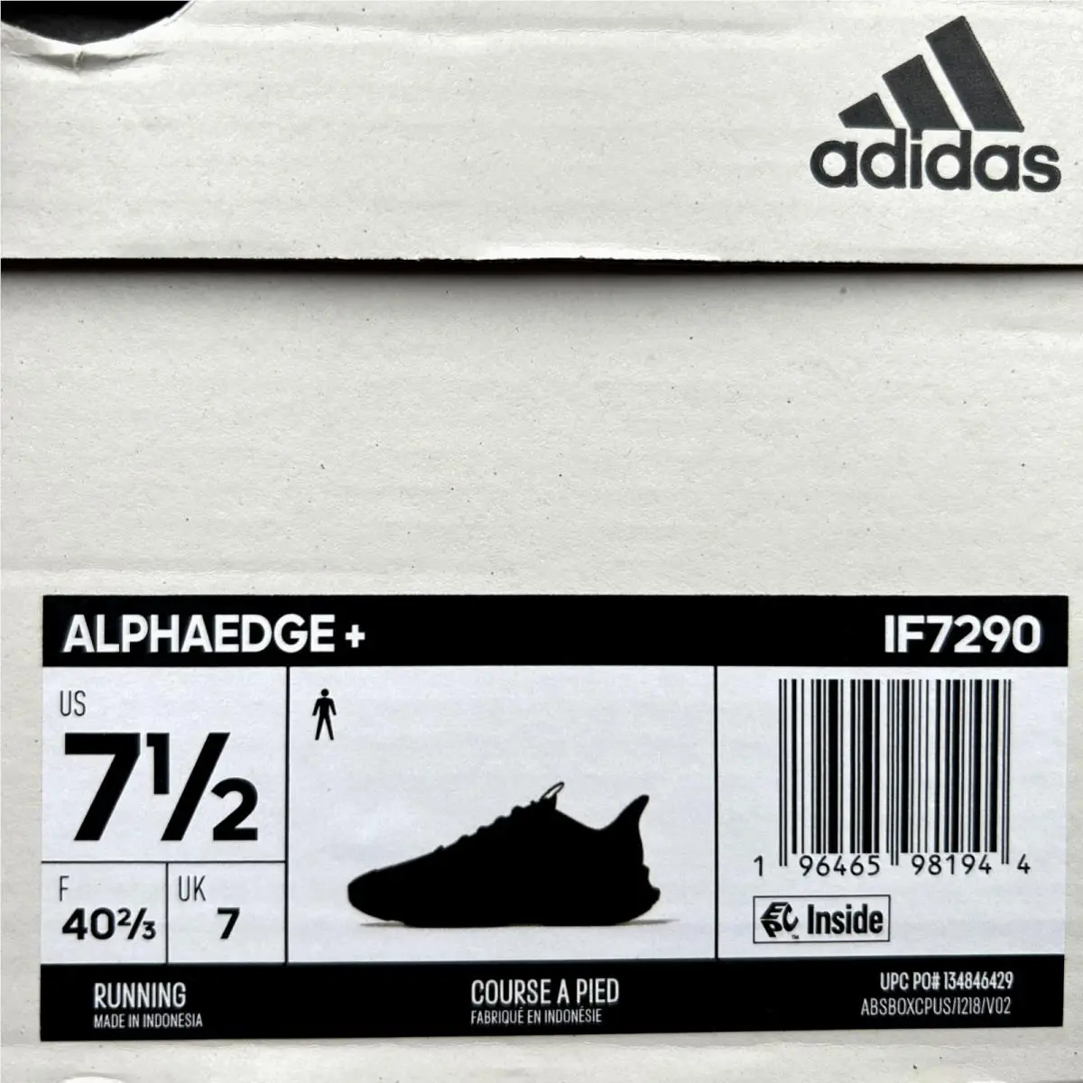 Adidas shoes - adidas Alphaedge - Alphaedge - IF7290 - Black (UPC: 196465981944) 7