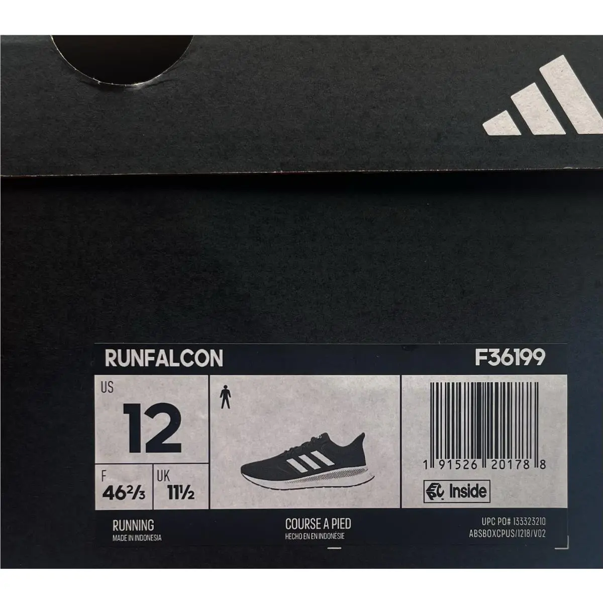 Adidas shoes - adidas Runfalcon - Runfalcon - F36199 - Black (UPC: 191526201788) 8