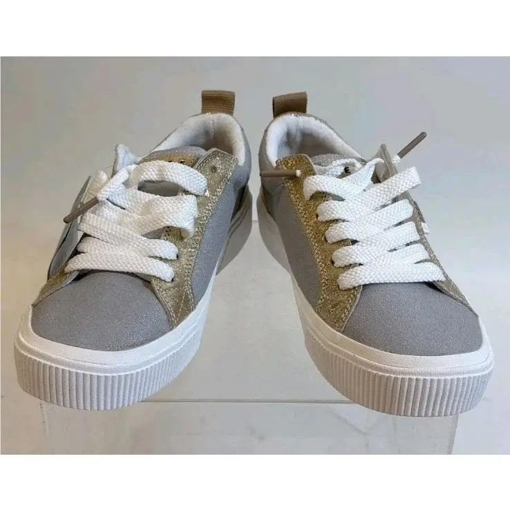 Women’s  Lazy Day Dawn Shoes Size 9 .5 Silver Grey Maribled by Reef