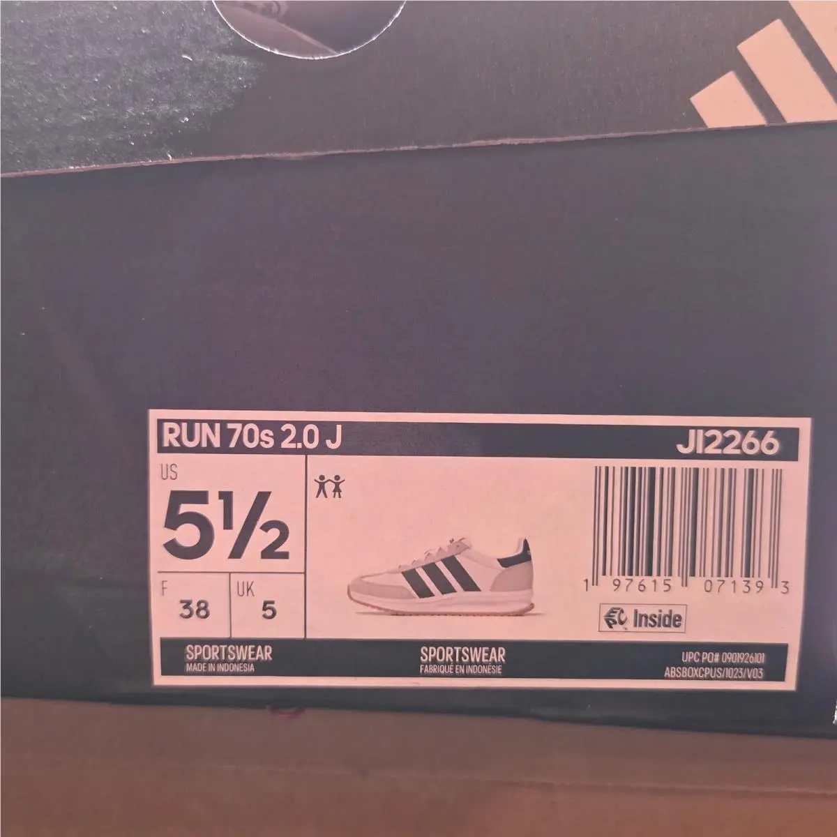 Adidas shoes - Run 70s 2.0 J - Run - White 1