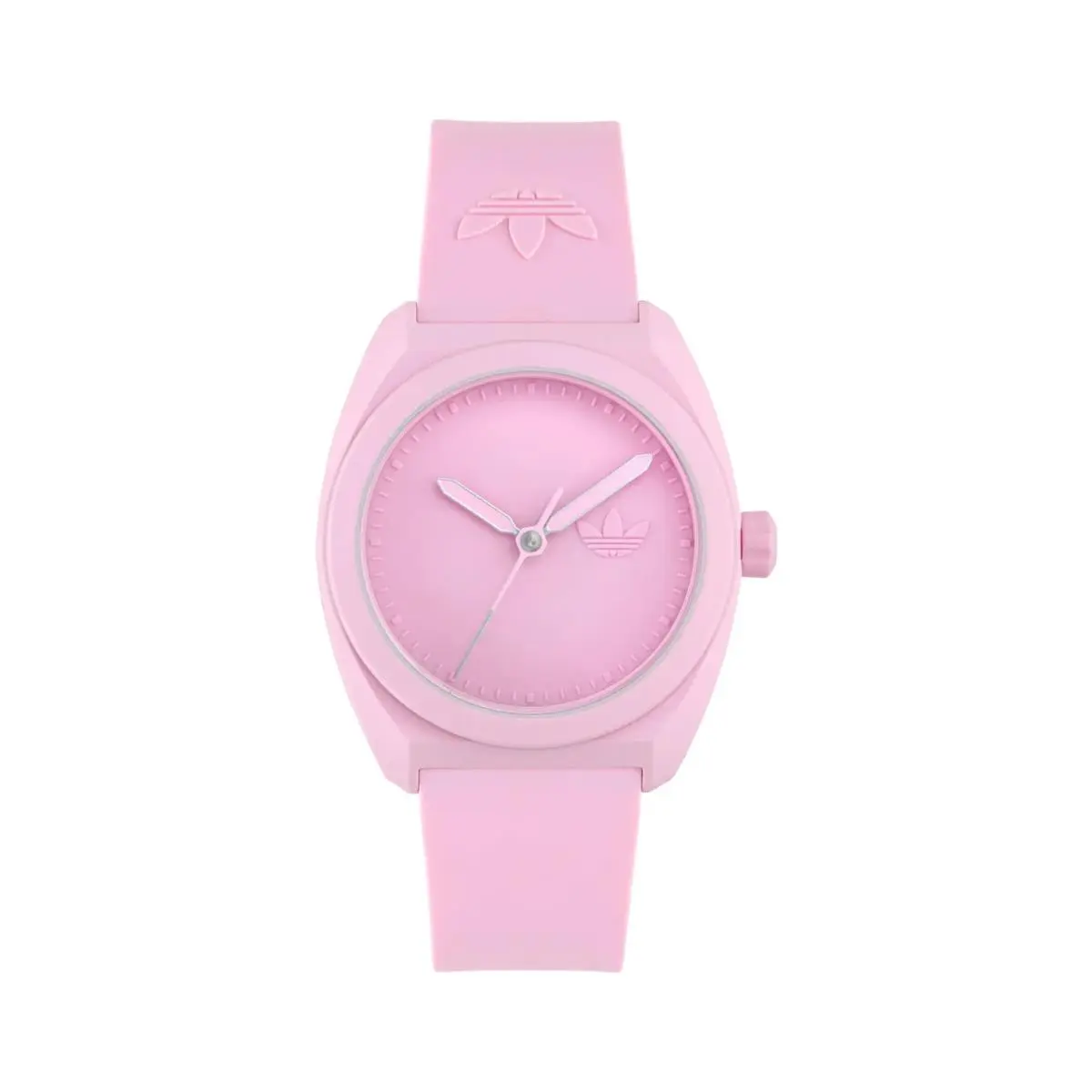 Adidas Unisex Originals Project Three Quartz Watch - AOST24056 - Dial: Pink, Band: Pink, Bezel: Pink