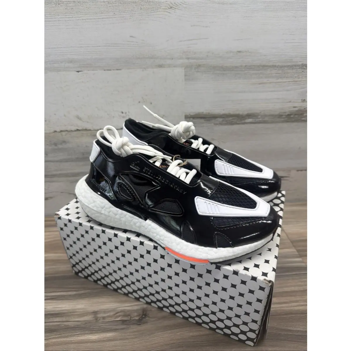 Adidas Asmc Ultraboost 22 Stella Mccartney Black White Size 5