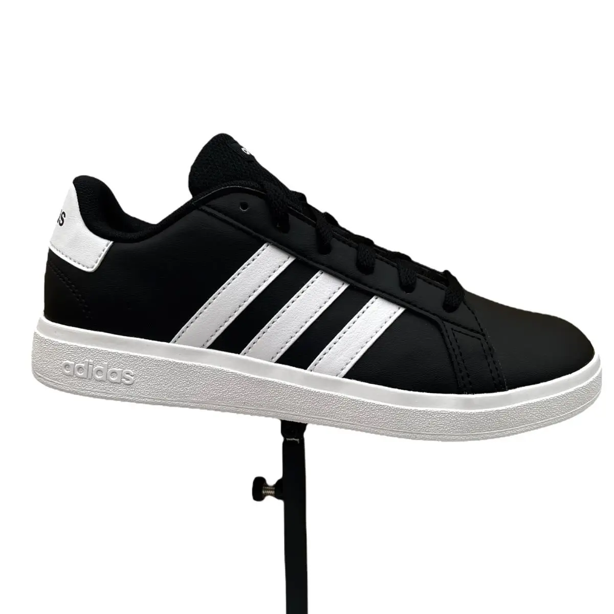 Adidas Grand Court 2.0 Youth Boys Girls Sneaker Size 4 Black-white Low Top Shoes