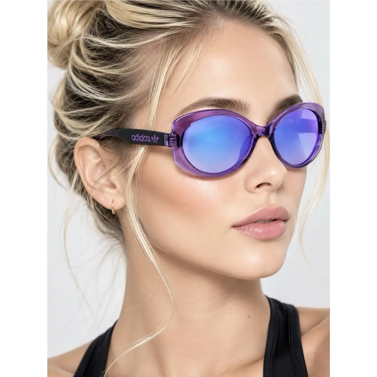 Adidas Originals Sunglasses UV Protection Butterfly Shape Mirrored