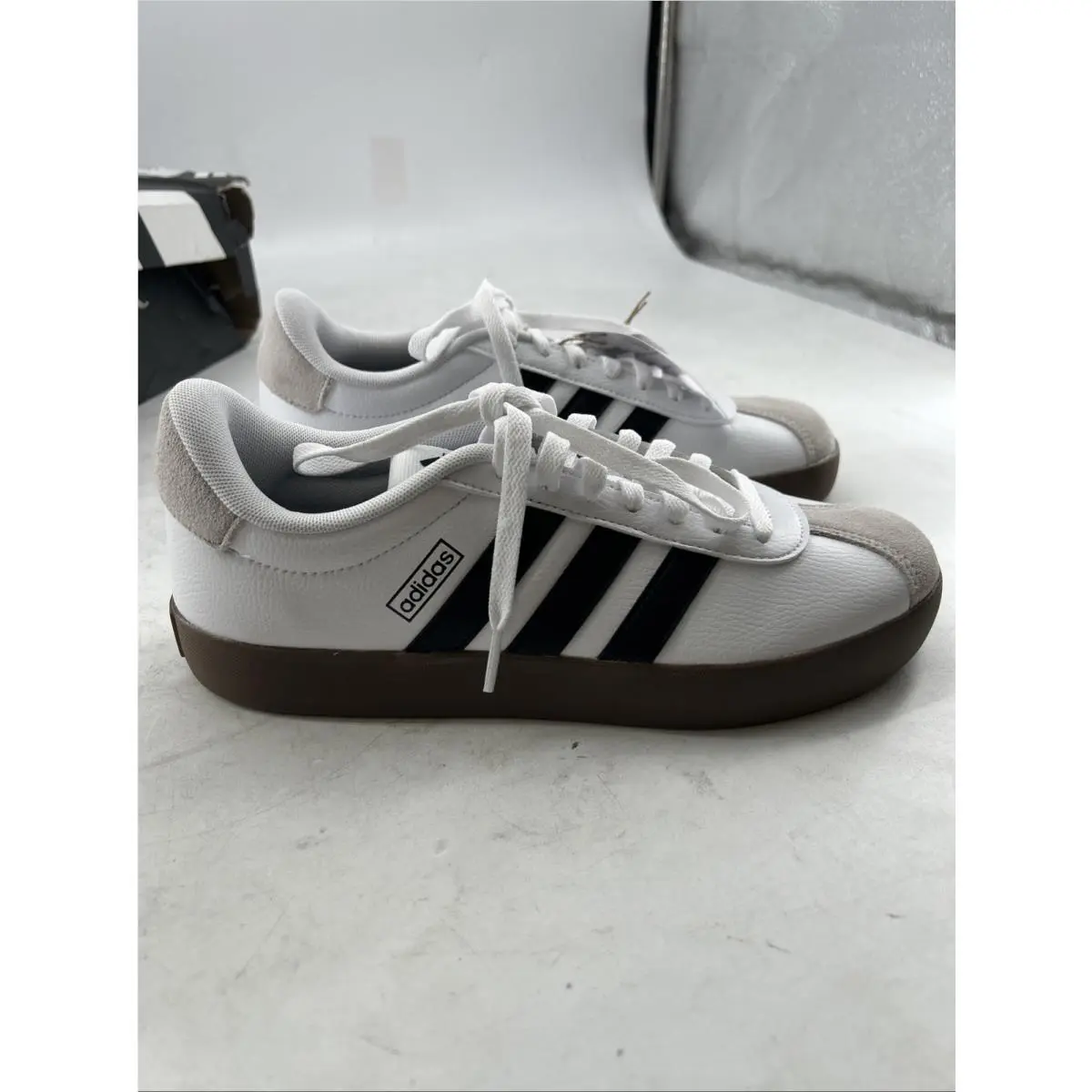 Adidas shoes - adidas Vl Court - Court - lD6285 - White/Black/Gum 0