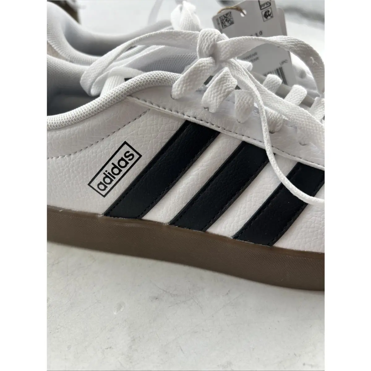 Adidas shoes - adidas Vl Court - Court - lD6285 - White/Black/Gum 7
