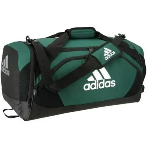 Adidas Team Issue Medium Duffel Bag Twill Dark Green/gray