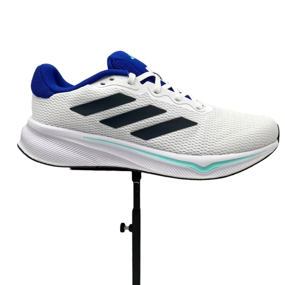 Adidas Mens Response Athletic Running Shoe Size 9.5 White/aurora Ink/flash Aqua