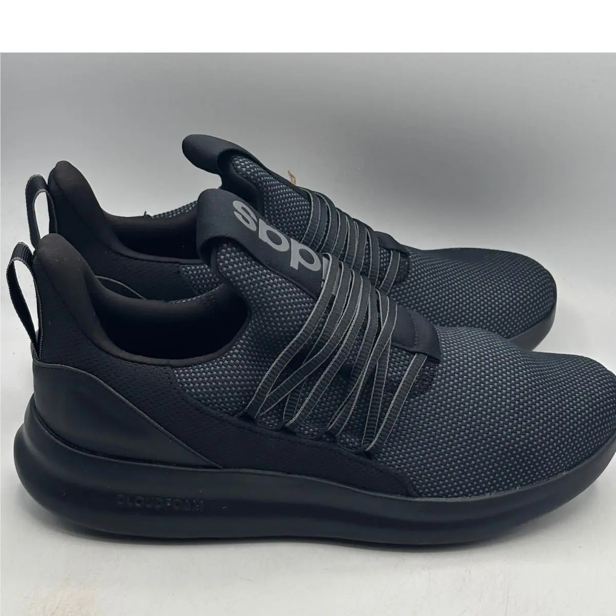 Adidas Lite Racer Adapt 7.0 Shoes Men Size 11.5 Black Carbon Running IE8684