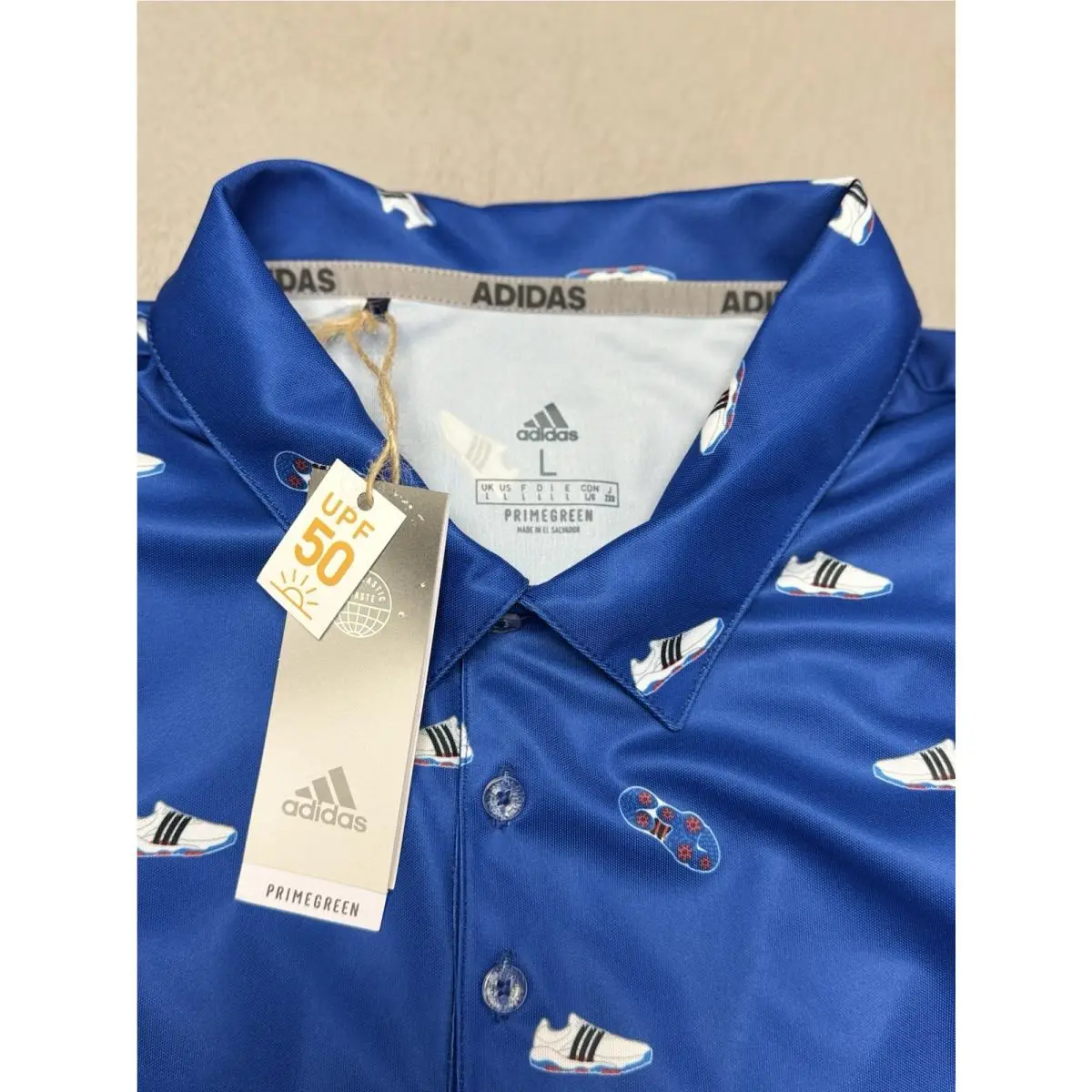 Adidas shoes - adidas Golf Polo - Golf Polo - Blue (UPC: 882882045481) 1