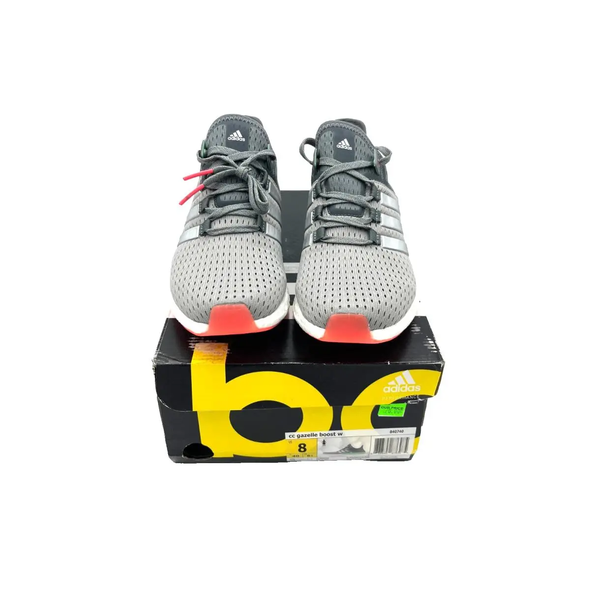 Adidas Performance CC Gazelle Boost Women Sneakers Shoes Size 8 Gray Green