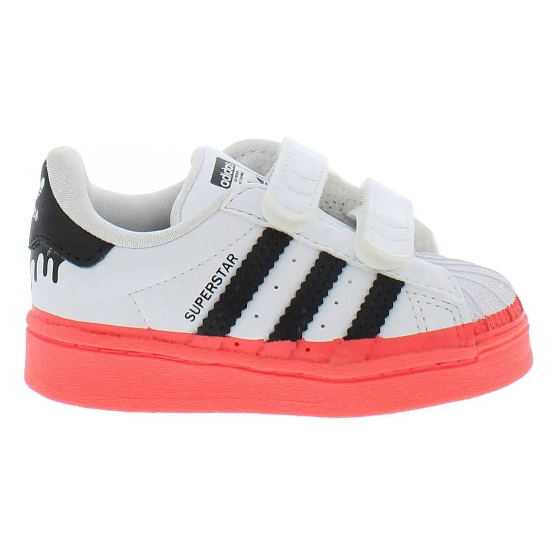 Adidas Superstar Cf Infant/toddler Shoes Size 8 Color: White/black