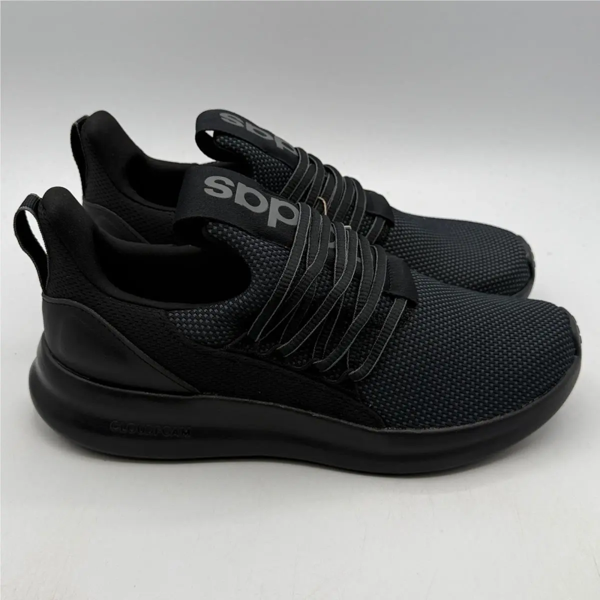 Adidas Lite Racer Adapt 7.0 Shoes Men Size 8 Black Carbon Running IE8684