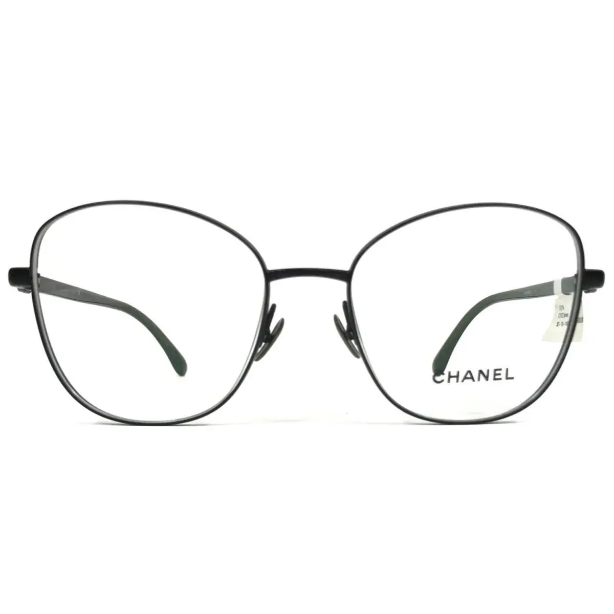 Chanel Eyeglasses Frames 2198 c.112 Black Brown Butterfly Side Logos 53-18-140