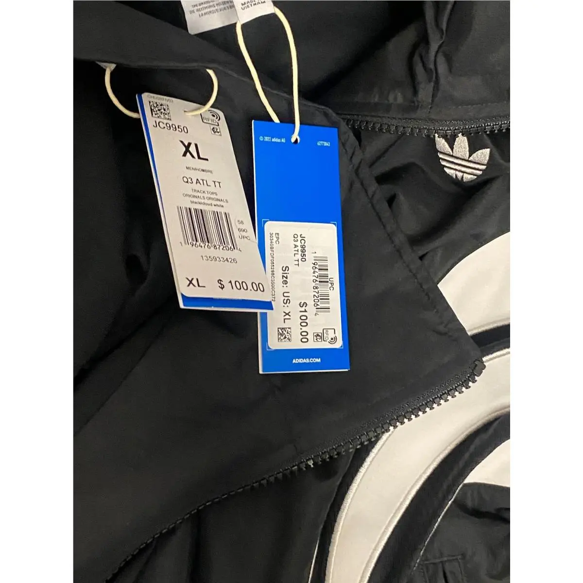 Adidas clothing - RN 88387 CA# 40912 - JC9950 - Black (UPC: 196476872064) 11