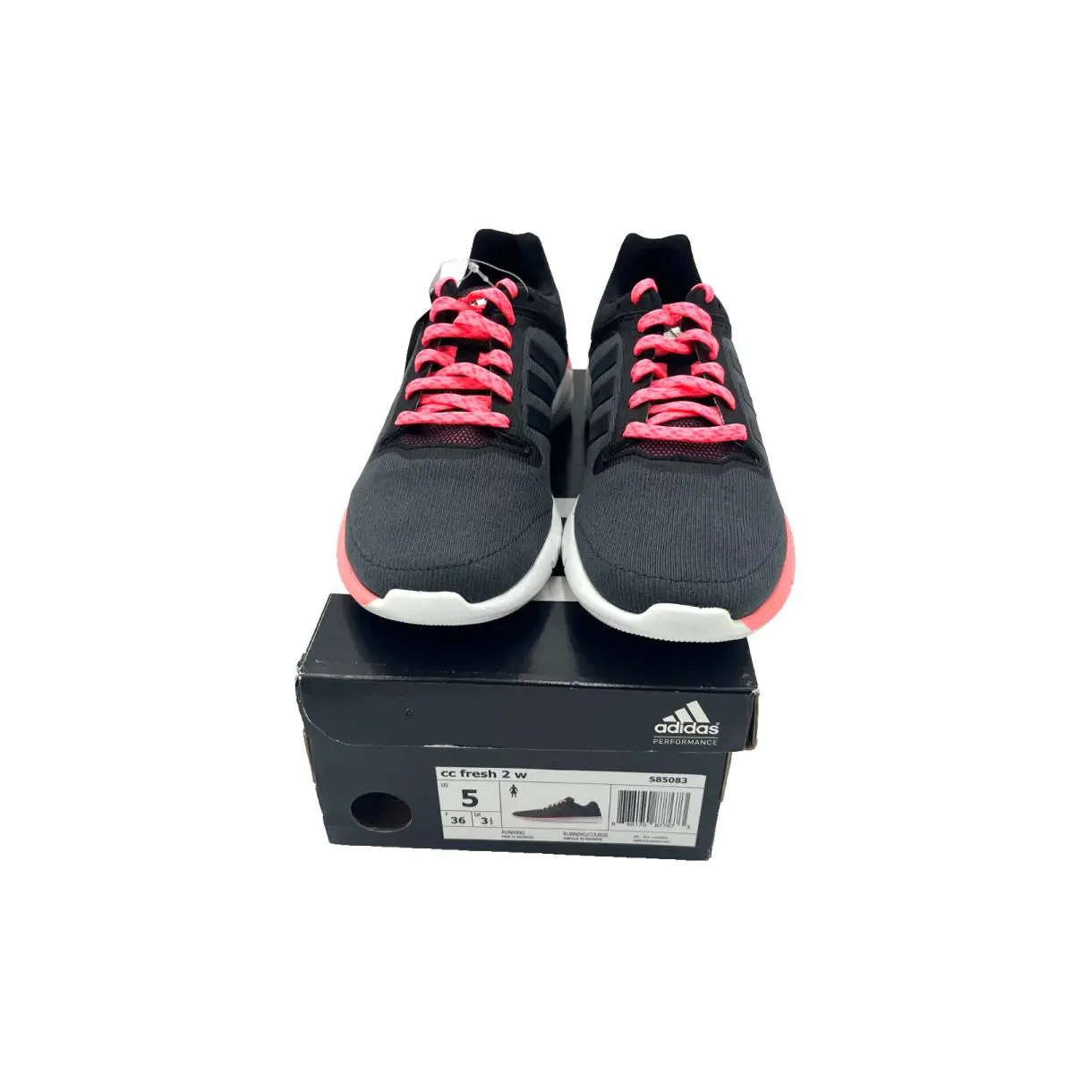 Adidas Performance CC Fresh 2 Woman Running Sneakers Size 5 Pink Gray- S85083
