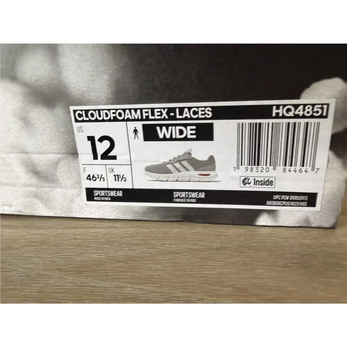 Adidas shoes - Cloudfoam Flex LA - Cloudfoam Flex - Hq4851 - Gray 9