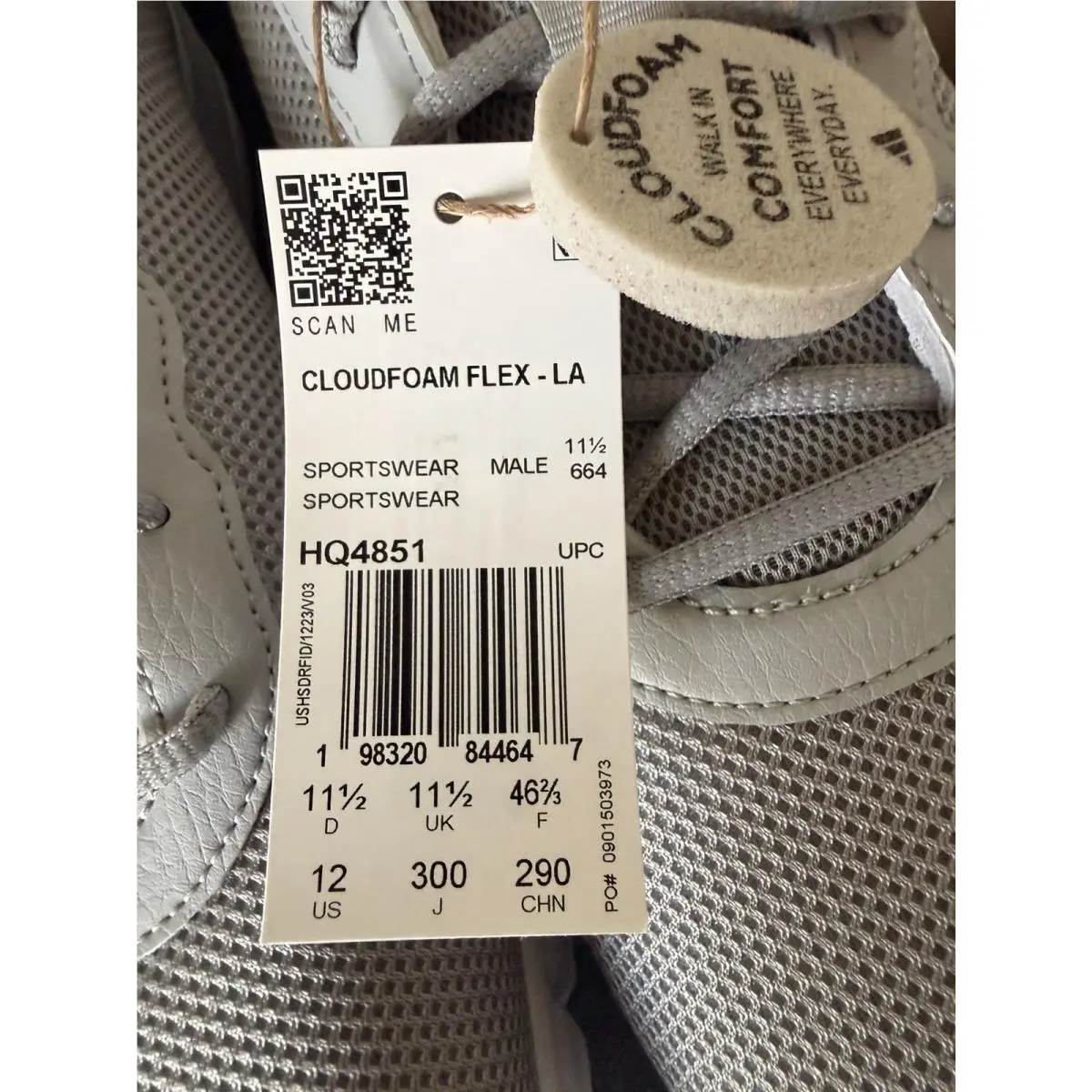 Adidas shoes - Cloudfoam Flex LA - Cloudfoam Flex - Hq4851 - Gray 2