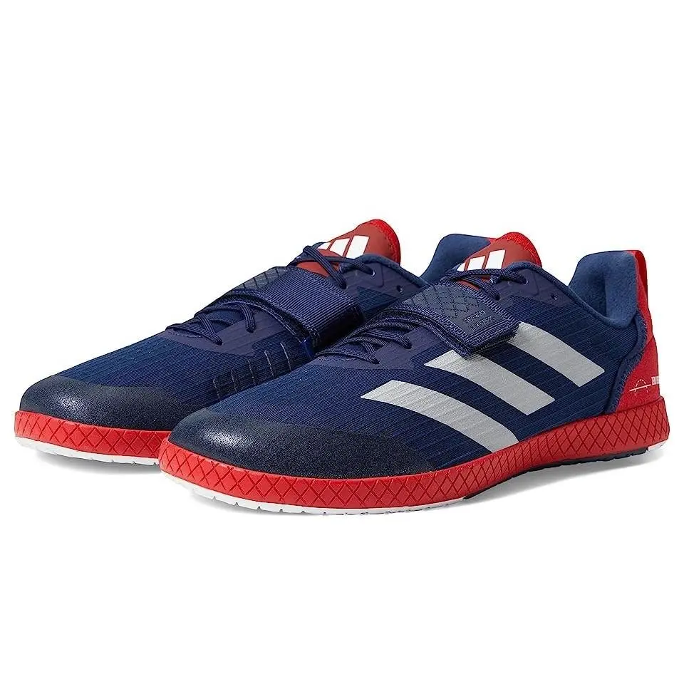 The Total Weight Lifting Shoes US Mens 7.5 Womens 8.5 Red Blue by Adidas