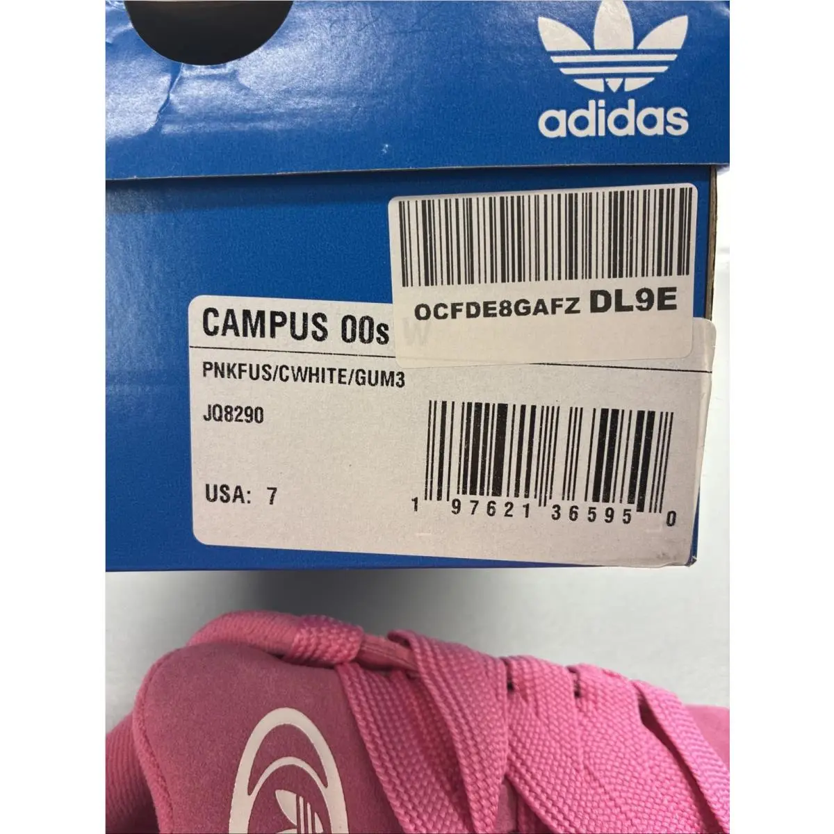 Adidas shoes - adidas Campus - Campus - JQ8290 - Pink, Manufacturer: Pink Fusion/Core White/Gum 4
