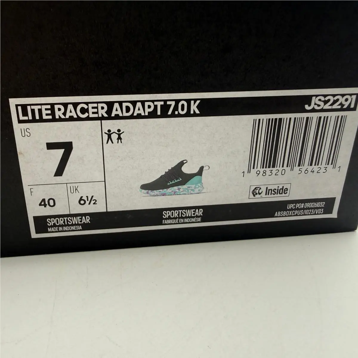 Adidas shoes - Lite Racer Adapt 7.0 K - Black 0