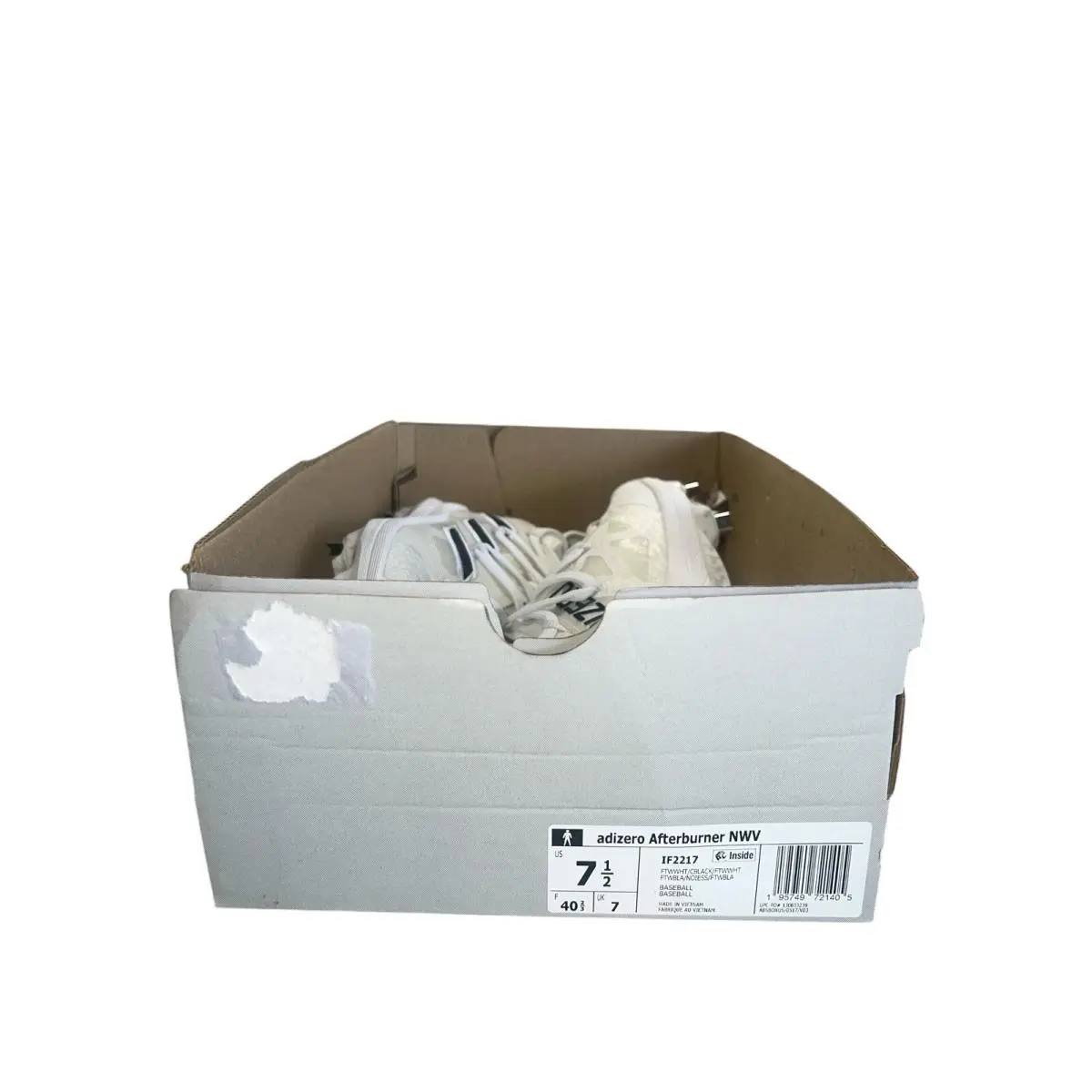 Adidas shoes - adidas adizero Afterburner - adizero Afterburner - IF2217 - White (UPC: 0195749721405) 3