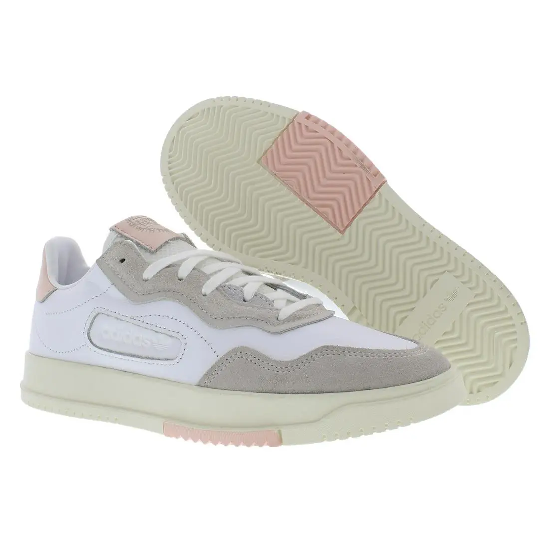 Sc Premiere Womens Shoes Size 7 Color: White/white/icey Pink F17 by Adidas