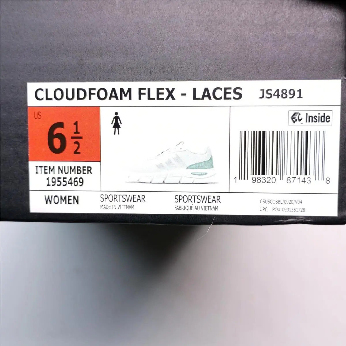 Adidas shoes - Cloudfoam Flex Laces - Cloudfoam Flex Laces - White 8