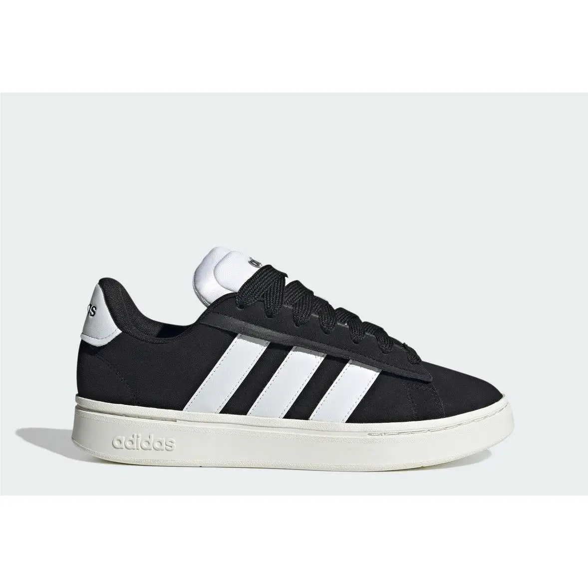 Adidas Grand Court Alpha 00s Sneakers Tennis Shoes Lace Up Black White Men`s 12