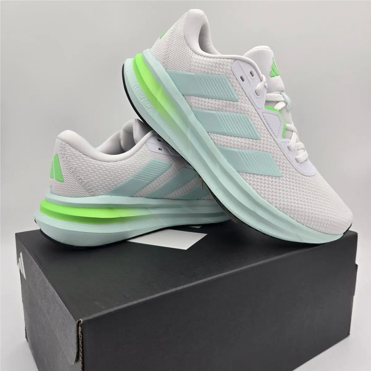 Adidas Galaxy 7 W Womens Running Shoes White Mint Green JQ2610 Size 7.5