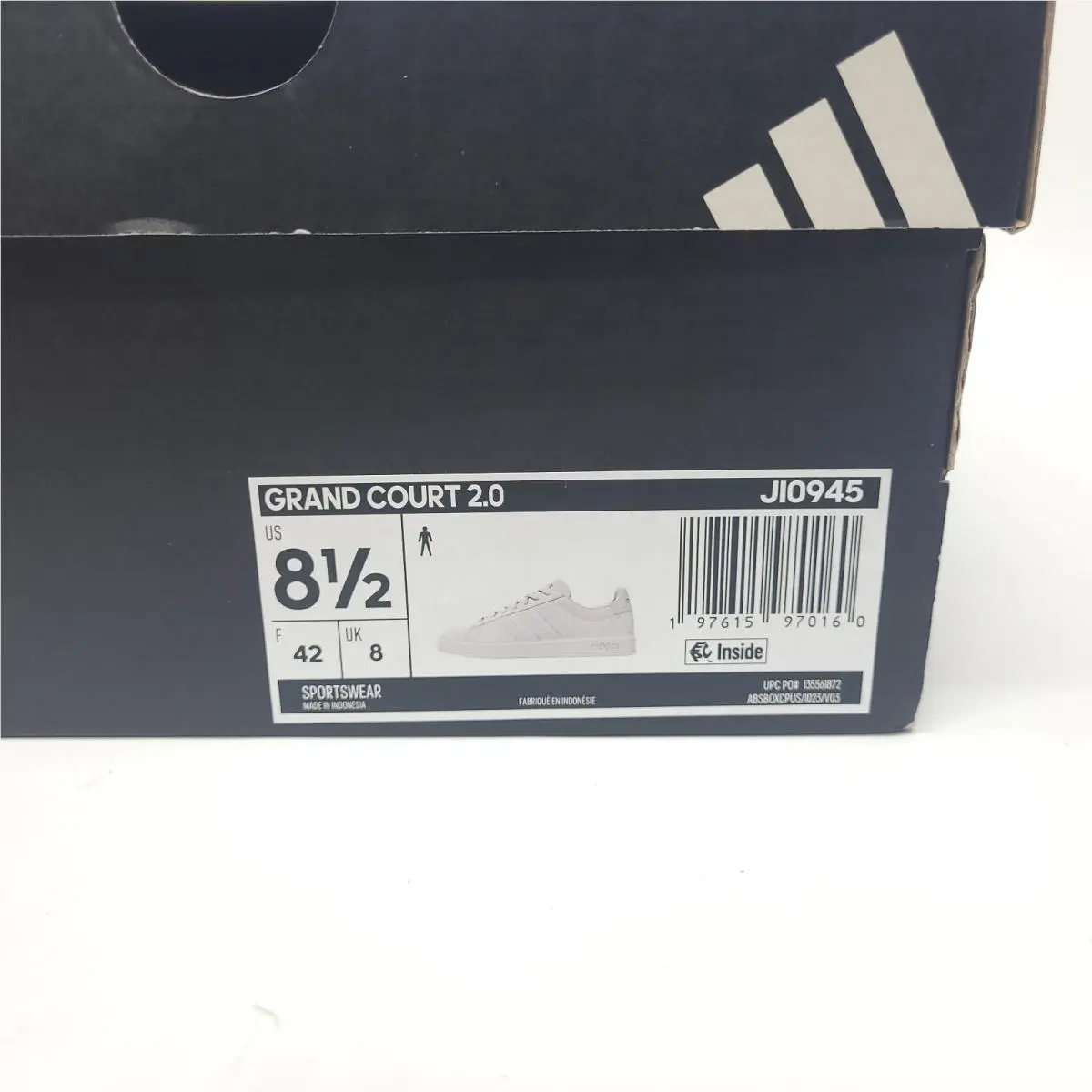 Adidas shoes - adidas Grand Court 2.0 Shoes Sneakers Off White Alumina Men`s - JI0945 - White, Manufacturer: Off White/Off White/Alumina (UPC: 197615970160) 9