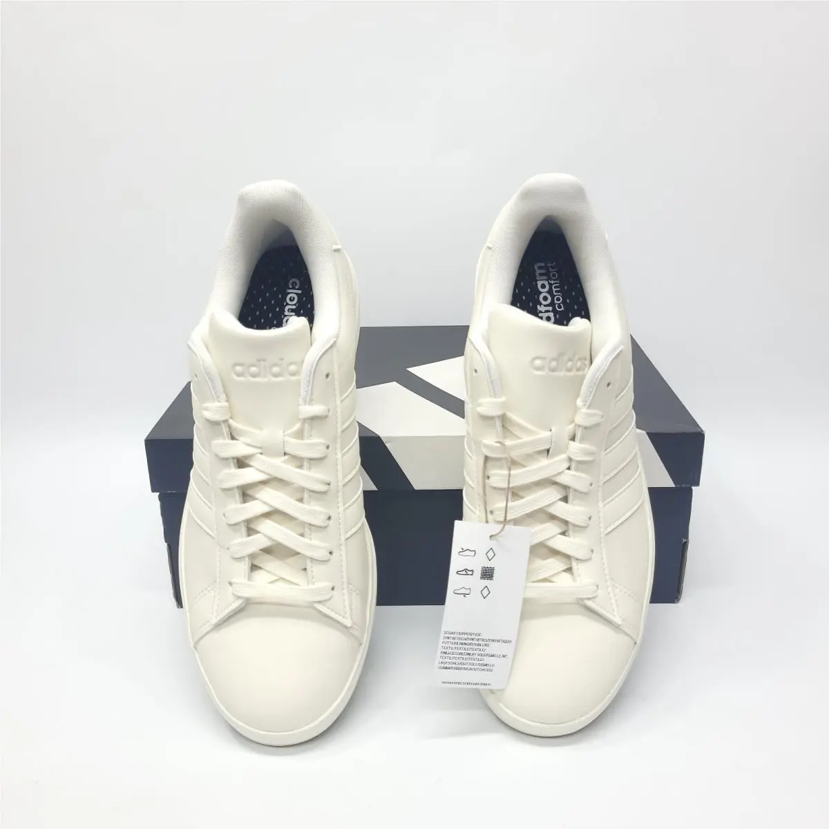 Adidas shoes - adidas Grand Court 2.0 Shoes Sneakers Off White Alumina Men`s - JI0945 - White, Manufacturer: Off White/Off White/Alumina (UPC: 197615970160) 0