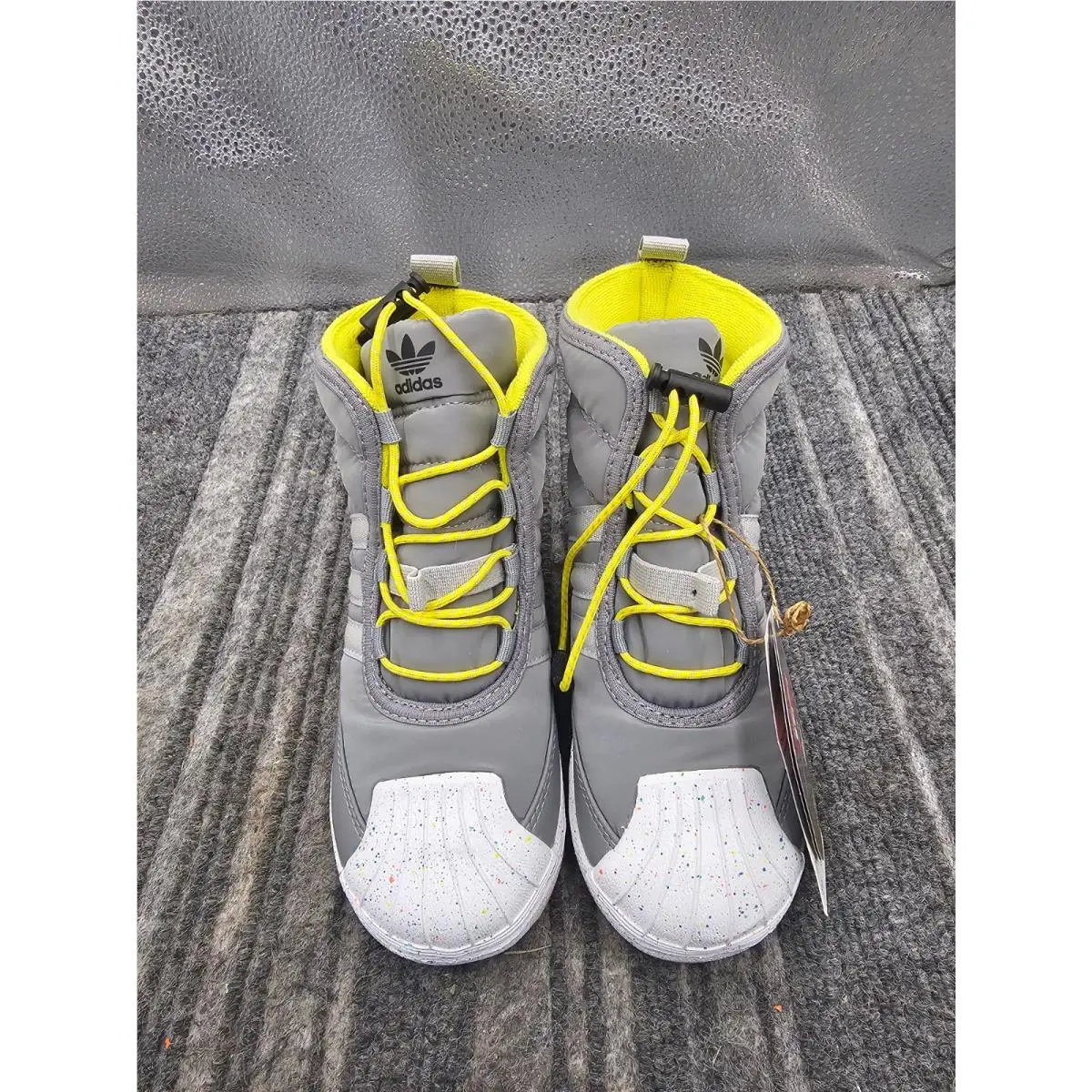 Adidas shoes - Superstar 360 Boot 2.0 I - GW4714 - Grey Impact Yellow Gum (UPC: 195747790977) 2
